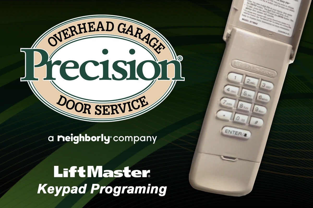 Programing LiftMaster Keypad