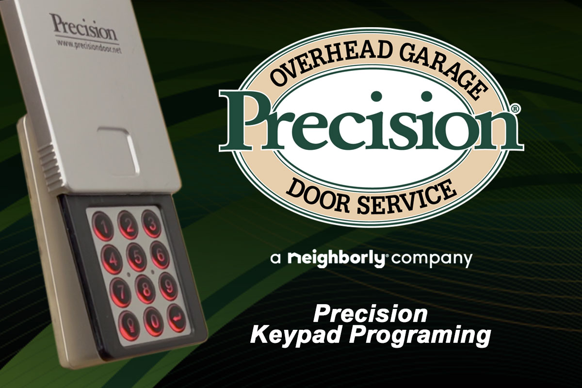 Programing Precision Keypad Remote